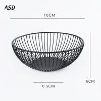 ราคา Fruit Holder Vegetable Basket Iron Wire Candy Biscuit Bowls Tray Kitchen Food Storage (10861716399)
