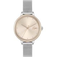 ราคา Lacoste Cannes Womens Quartz Watch Light Carnation Gold (20735588374)