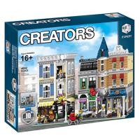 ราคา LEGO Assembling Street View Buildings 10312 Jazz Club Pizza Shop 10255 Assembly Square High Difficulty Adult Building Blocks (20709718166)