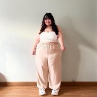 ราคา Musterd pants กางเกงขายาวเอวสม็อค กางเกงขายาวไซต์ใหญ่ กางเกงสาวอวบ กางเกงเอวยืด กางเกงสีเหลืองมัสตาร์ด กางเกงเอว60นิ้ว (20537117488)