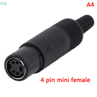 ราคา Lowest price YUE Mini DIN PLUG SOCKET CONNECTOR 3 4 5 6 7 8 PIN CHASSIS CABLE MOUNT MALE FEMALE (19614230287)