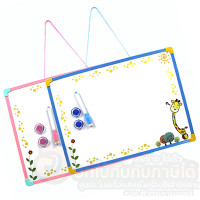 ราคา กระดานไวท์บอร์ด กระดานแม่เหล็ก ลายการ์ตูน 2หน้า รุ่น 6207 ขนาด 40x30 cm ฟรี ปากกาไวท์บอร์ด เม็ดแม่เหล็ก มี มอก จำนวน 1กระดาน พร้อมส่ง (17409746270)