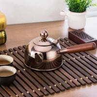 ราคา หม้อสแตนเลสสตีลด้ามไม้กาต้มน้ำหม้อต้มกาแฟกระบอกน้ำเดือดอุปกรณ์สำหรับใช้กับเตาในครัว (18701799219)