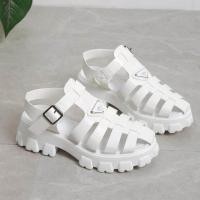 ราคา ขายดีที่สุด ioztt2023 Women 39s Sandals New Thick Bottom Beach Size Soft Non slip Jelly Shoes Hollow Ankle Buckle Round Toe (18531843479)