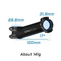 ราคา UNO Stem MTB Bike Stem 7 17 35องศา Ultralight Alu Stem Road Bicycle Stem 60 70 80 90 100 110 120 130Mm Handlebar Stem สำหรับ28 6MM Fork (16829092385)