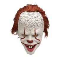 ราคา CalebFaith Movie Stephen King 39s It Pennywise Cosplay Costume for Adult Kids Clown Joker Cosplay Suit with Mask Halloween Props CosPlay (16471137433)