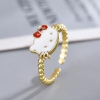 ราคา HN แหวนสไตล์เกาหลีแหวน Hello Kitty สำหรับผู้หญิงแมวคิตตี้แหวนสับปะรดใหม่น่ารักแหวนแบบปรับขนาดได้ขั้นสูง (20360160265)