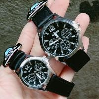 ราคา Watchtime นาฬิกาข้อมือคู่รัก คาสิโอ้ หน้าปัดขนาด 3040mm ระบบควอทช์ สายหนังสีดำ สวมใส่สบาย (13473714878)