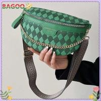 ราคา จัดส่งเร็ว กระเป๋าสะพายข้างทรงสี่เหลี่ยมขนมเปียกปูนสำหรับผู้หญิงกระเป๋าทรงแมสเซนเจอร์สายโซ่สำหรับกระเป๋าคาดเอวลำลองหนัง PU แบบพกพาเรียบง่ายสายสะพายกว้างวันหยุดสุดสัปดาห์ (18578085775)