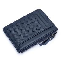 ราคา กระเป๋าสตางค์ใส่บัตรกษัตริย์อัจฉริยะสำหรับผู้ชายหนังแกะแฟชั่นสำหรับผู้หญิง Kintting บางเหรียญกระเป๋าซิป8891 (19429989423)