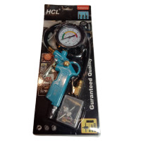 ราคา ชุดเติมลมพร้อมเกจวัดแรงดัน 220psi HCL หัวเติมลม มีเกย์วัดแรงดันลม ยาง เติมลม มอเตอร์ไซค์ จักรยาน วัดลม รถยนต์ ได้ทุกรุ่น (9212933422)