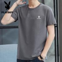 ราคา ผู้ชาย PLAYBOY เสื้อยืดผ้าฝ้ายยี่ห้อแขนสั้นพิมพ์ลาย T209 (7636571100)