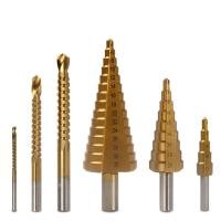 ราคา 4 12 4 20 4 32mmStep Drill Bit And Drill Bit Milling Cutter 6Pcs Set Countersink For Metal Wood Drill For Metal Cone 32MM (17693779988)
