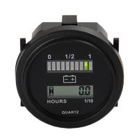 ราคา LED with Hour Meter Round Battery Indicator Meter Gauge 12 24V 36V 48V 72V for Boat Golf Cart Yamaha Club Cart Forklift (12160304229)