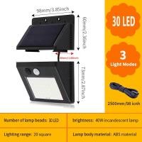 ราคา Solar Light Outdoor 44170 Remote Control Waterproof For Garden Path Street Landscape Spotlight Wall Solar Powered Flood Lamp (10484988500)