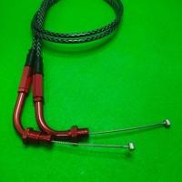 ราคา สายคันเร่งแต่ง HONDA GIORNO 125 cc ระฆังทองแท้100 ใส่ได้เลยตรงรุ่นไม่ต้องแปลง สีดำลายเงินข้องสีแดง (21163562394)