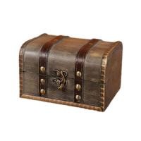 ราคา Hกล่องใส่เครื่องประดับ กล่องใส่แหวน กล่องเก็บเครื่องประดับ jewelry box กล่องใส่แหวนแต่งงาน พร้อมล็อคหัวเข็มขัด หีบสมบัติย้อนยุค ทำจากไม้ ของเก่าแบบโบราณ กล่องจัดระเบียบเครื่องประดับ ตกแต่งด้วยการตกแต่
