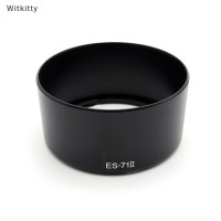 ราคา Witkitty ES 71เลนส์ II ฮูดสำหรับกล้อง Canon ES 71 II ES 71II EF 50มม f 1 4 USM DSLR ฝาครอบเลนส์ (21015376332)