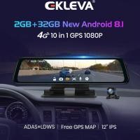 ราคา EKLEVA แอนดรอยด์8 1 RAM รอม2GB 32GB 4GB 32GB ADAS 10 In 1กล้องกระจกรถยนต์ DVR 4G WIFI GPS บลูทูธ Full HD 1080P เครื่องบันทึกวีดีโอ (20215854027)