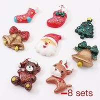 ราคา Fridge Magnets 8PCS Creative Cute Christmas Cartoon Bear Bell Elk Magnet Sticker Christmas Holiday Home Decoration Stickers adorable (16953467986)