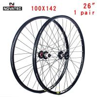 ราคา Novatec ดั้งเดิมชุดล้อจักรยานเสือภูเขา26 27 5 29นิ้ว D041 D442 15X100 110 12X142 148 7 11สปีด32ชั่วโมงดิสก์เบรกผ่านล้อจักรยานเอ็มทีบี (20800208691)