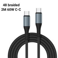 ราคา HIPHI 100W USB Type C ถึง USB Type C สายชาร์จด่วน QC 3 0 4 0 Quick Charge สำหรับ 65W Fast Charging USB C สายสำหรับซัมซุง Android Type C 60W อย่างรวดเร็ว charger (20793172957)