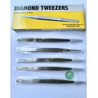 ราคา ราคาต่อ 1 ชิ้น ปากคีบ ปากคีบจับพลอย ฟอร์เซป ยาว 17 ซม Tweezer แหนบจับชิ้นงาน (19156030354)