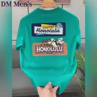ราคา เสื้อยืดผู้ชายแขนคอกลมเสื้อยืดคอกลมแขนสั้นพิมพ์ลายแขนสั้น2024 (21266400805)
