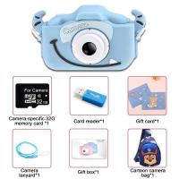 ราคา กล้องดิจิทัลสำหรับเด็กสำหรับเด็กผู้หญิงเด็กผู้ชายวัยหัดเดินวิดีโอของเล่นของขวัญวันเกิดคริสต์มาสเด็กวัยหัดเดินวัยรุ่นของขวัญกลางแจ้งสีชมพูฟ้า (21101700822)