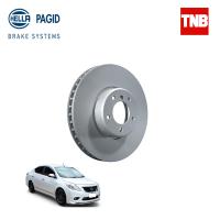 ราคา Hella Nissan almera นิสสัน อัลเมร่า ปี 2010 2019 จานเบรก จานธรรมดา จานเบรครถยนต์ (13112943352)