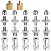 ราคา 22Pack Camera Screw Adapter 1 4 to 1 4 Screw 1 4 to 3 8 Tripod Screw Adapter Converter Brass Screw Adapter Spigot Screw Mount Set for Camera Tripod Monopod Ballhead Flash Light (9540654850)
