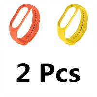 ราคา 2ชิ้นสำหรับ Mi band 7 6 5 4 3สร้อยข้อมือ Xiaomi Mi band 5 4สายนาฬิกาข้อมือซิลิโคนสำหรับสายรัดข้อมือ7 6 3 (21170913898)