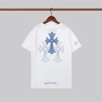 ราคา Street Trend Chrome Hearts คลิกกระเป๋าผู้ชายและผู้หญิงแฟชั่นผ้า ฝ้ายเสื้อยืดสำหรับฤดูร้อนแคลกีฬาแขนสั้น เสื้อยืด (20696294722)