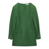ราคา UR ZARA COS คอกลมเข้ารูปยาวปานกลางสำหรับผู้หญิงอายุ8725707ใหม่ฤดูใบไม้ร่วงชุดเดรสทรงตรง (19667571533)