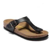 ราคา Authentic BIRKENSTOCK Gizeh cuny Ken slippers baken cork floor flip flops beach sandals shoes for men and women (19875351484)