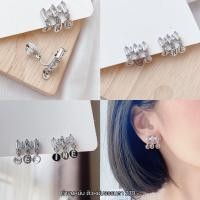 ราคา ต่างหูหนีบแบรนด์เนม Set BN แป้นหนีบธรรมดา แถมยางรองทุกคู่ (18209589449)