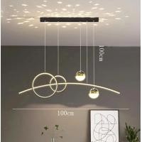 ราคา โคมไฟระย้า Led ห้อยโคมไฟติดเพดานไฟส่องสว่างในร่มหลอดไฟตกแต่งทานอาหารไฟเพดานทันสมัยไฟตกแต่งในอาคารโคมระย้า (21035337957)