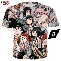 ราคา เสื้อยืดแขนสั้นพิมพ์ลาย Anime My Hero Academia 3 D แฟชั่นสำหรับผู้ชาย (16427240081)