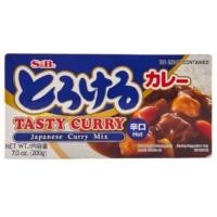 ราคา S B Tasty Curry Japanese Curry Mix Hot เอส แอนด์ บี ก้อนเครื่องปรุงแกงกระหรี่สำเร็จรูป รสเผ็ด 200g (10705657284)