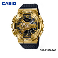 ราคา Casio Gift นาฬิกาผู้ชาย Black Samurai Sports Watch Steel Heart Waterproof Shockproof Double Display Large dial Black Gold Graduation Japanese and Korean Watch for Boyfriend GM 110 1APR GM 110B 1APR GM