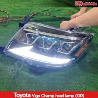 ราคา ไฟหน้า ไฟหน้าแต่ง Vigo champ 2011 2012 2013 2014 โปรเจ๊กเตอร์สีดำ NT ลาย Lexus ลายใหม่ล่าสุด (20870084582)
