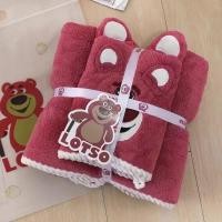 ราคา พร้อมส่ง เซทผ้าเช็ดตัว 2 ผืน ผ้าเช็ดตัวลายการ์ตูน ผ้าเช็ดตัว Lotso ผ้าเช็ดตัว Sanrio (20591545527)