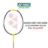 ราคา YONEX NANOFLARE 1000 GAME ไม้แบดมินตัน เหมาะสำหรับผู้ที่ชอบเล่นเกมเร็ว ก้านกลาง แถมเอ็น BG65 (20316549124)
