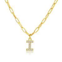 ราคา Vnox สร้อยคอตัวอักษรทอง18Kสร้อยคอตัวอักษรสร้อยคอตัวอักษรสีทองสร้อยคอเริ่มต้น (19093226293)