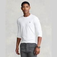 ราคา Sale Polo Ralph Lauren TEE Custom Slim Fit Soft Cotton T Shirt เสื้อยืด รุ่น MNPOTSH16820025 สี 100 WHITE (17134635287)