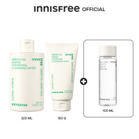 ราคา Innisfree Green tea Cleansing water 320ml Green Tea Cleansing Foam 150g รับฟรี Apple seed lip eye remover 100ml (21060163722)