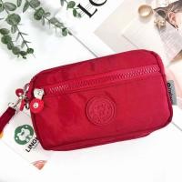 ราคา กระเป๋าผ้า 4 ซิบ มีสายคล้องมือ สะพายข้างได้ สามารถปรับสายได้ (20906514932)