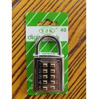 ราคา กุญแจล็อครหัส แบบปุ่มกด กุญแจล็อคกระเป๋าเดินทาง (10782505175)