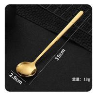 ราคา ช้อน ช้อนชาปลายกลมด้ามยาว ช้อนกาแฟ แนวมินิมอล ช้อนเค้ก ขนมหวาน stainless 304 แท้หนาอย่างดี ช้อนด้ามยาว ช้อนส้อมสแตนเลส ช้อนส้อม (20851490331)