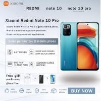 ราคา Global rom Xiaomi Redmi Note 10 Pro 5G 6 128GB 8 128GB 5000mAh smart phone (19319231110)